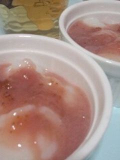 いちごみるく♡くずもち♪-レシピのメイン写真