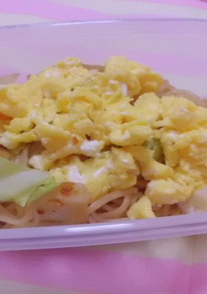菜の花色＊春のタラモ焼きそば＊お弁当にも-レシピのメイン写真