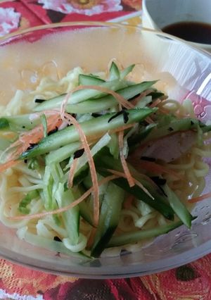 おやさいたっぶりひじきいり冷麺青じそ風味-レシピのメイン写真