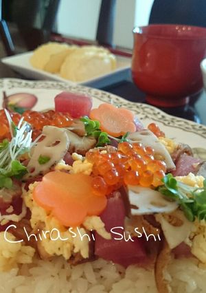 ひな祭りにも✾15分!レンジでちらし寿司-レシピのメイン写真