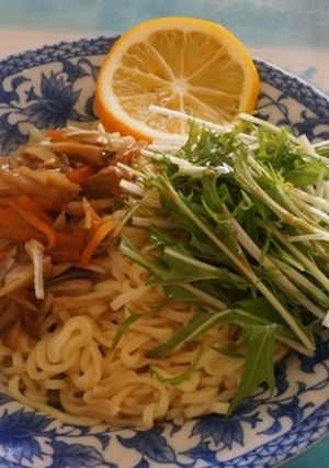 マルちゃん製麺　水菜とキンピラのっけ-レシピのメイン写真