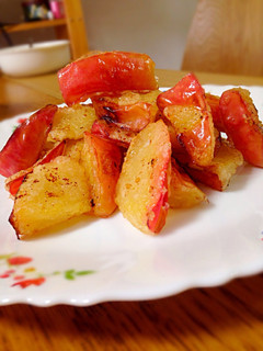 変色リンゴ救済♪揚げ焼きリンゴ-レシピのメイン写真