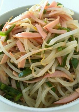 もやしの酢の物　糖質制限も出来る　-レシピのメイン写真