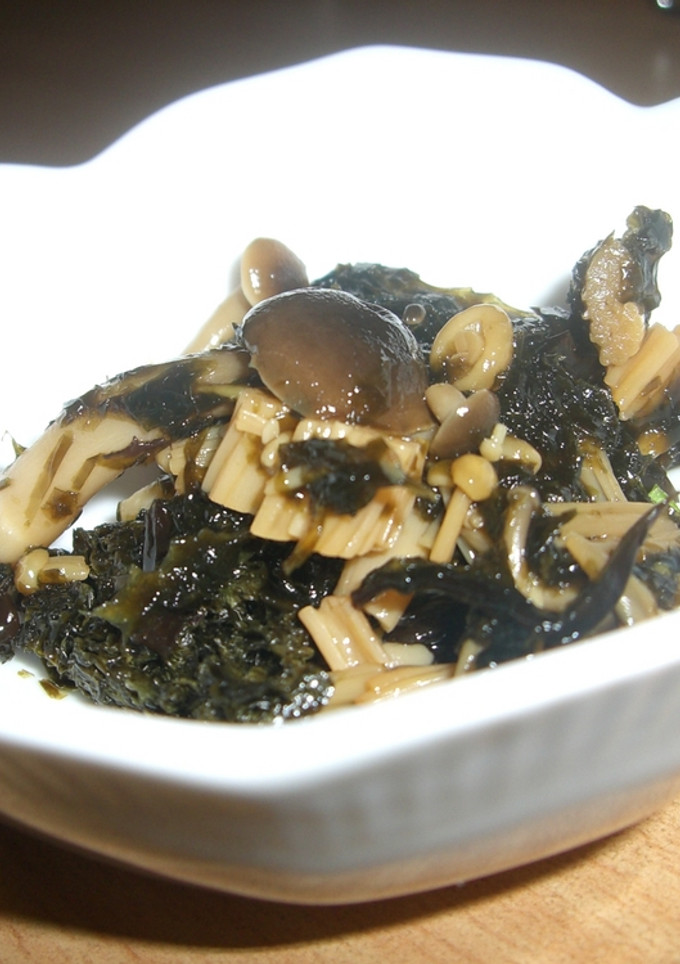 常備菜 ： のりときのこの佃煮-レシピのメイン写真