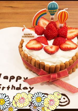 1歳赤ちゃんバースデーケーキ-レシピのメイン写真