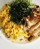 簡単テリヤキチキンちらし寿司＆手巻き寿司