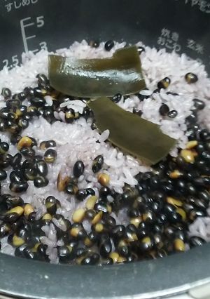 黒千石豆ご飯-レシピのメイン写真