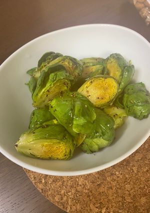 芽キャベツのバター炒め★たつりえ★-レシピのメイン写真