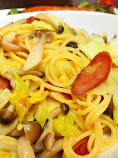 10分で簡単!キャベツのコンソメパスタ★-レシピのメイン写真