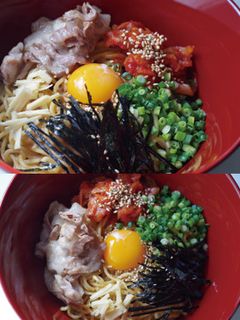 簡単!即席ラーメンでまぜそば・油そば-レシピのメイン写真