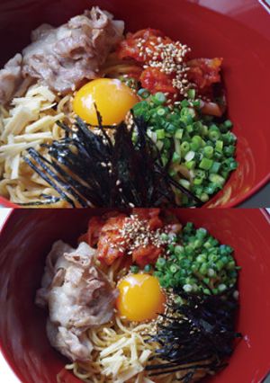 簡単！即席ラーメンでまぜそば・油そば-レシピのメイン写真