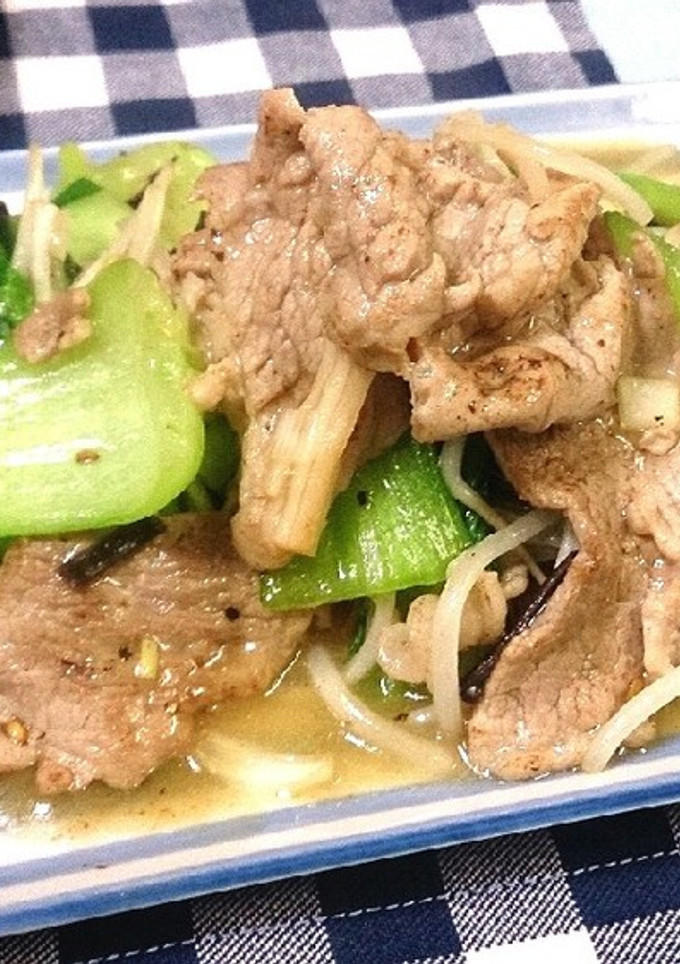 塩だれ絡むシャキシャキ野菜炒め-レシピのメイン写真