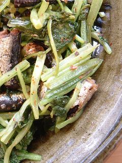 いわし甘露煮と小松菜炒め-レシピのメイン写真
