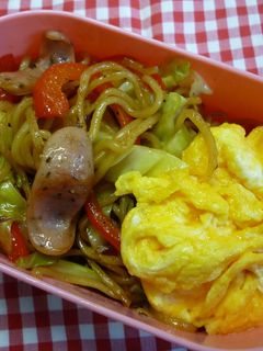 一手間で美味しい焼そば弁当-レシピのメイン写真