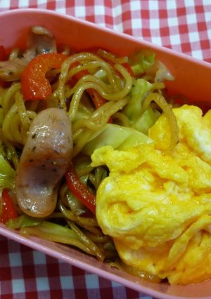 一手間で美味しい焼そば弁当-レシピのメイン写真