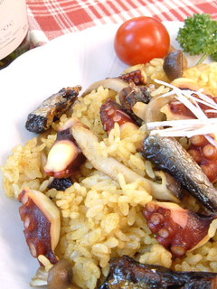 きのこといわしのパエリア カレー風味-レシピのメイン写真