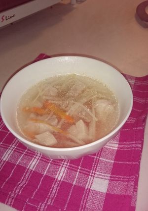 優しい味♪鶏肉と野菜のスープ-レシピのメイン写真