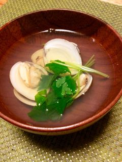蛤のお吸い物(潮汁)-レシピのメイン写真