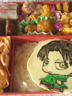 キャラ弁☆進撃の巨人☆リヴァイ-レシピのメイン写真