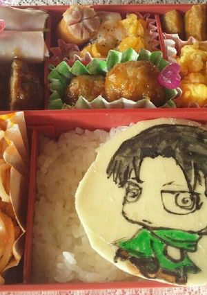 キャラ弁☆進撃の巨人☆リヴァイ-レシピのメイン写真