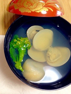 ひな祭り蛤のお吸い物-レシピのメイン写真