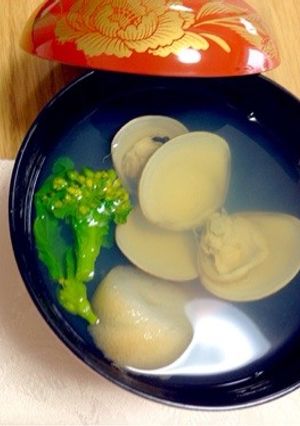ひな祭り蛤のお吸い物-レシピのメイン写真