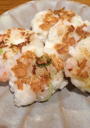 海老はんぺんハンバーグ子供にもツマミにも-レシピのメイン写真