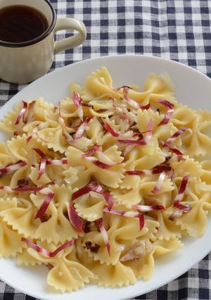 ラディッキオ・タルディーボのパスタ-レシピのメイン写真