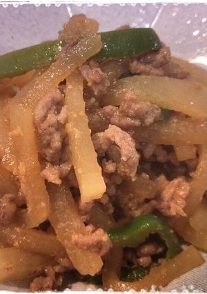 ☆肉味噌大根炒め☆-レシピのメイン写真