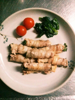 簡単!!豚肉の青じそ梅肉巻き-レシピのメイン写真