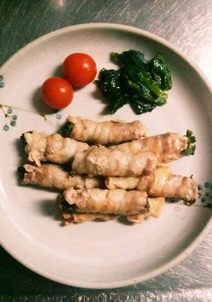 簡単！！豚肉の青じそ梅肉巻き-レシピのメイン写真