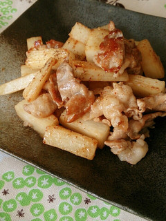 ぱぱっと簡単に☆豚肉と長いも炒め☆-レシピのメイン写真