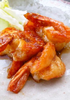 エビのピリ辛焼き♪-レシピのメイン写真