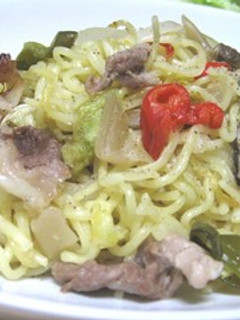 ゆず胡椒焼きそば-レシピのメイン写真