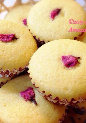 お花見に春爛漫＊ふんわり簡単甘酒ケーキ-レシピのメイン写真