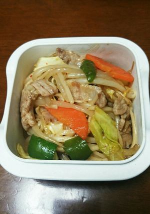 不思議！くっつかない焼きそば弁当☆-レシピのメイン写真
