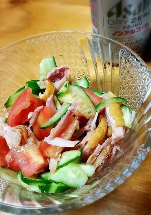 スモークチキンの簡単サラダ♩-レシピのメイン写真