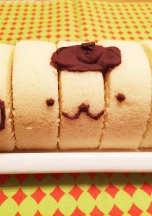 お雛まつりにロールケーキ-レシピのメイン写真