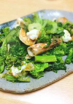 菜の花のアーリオオーリオ-レシピのメイン写真