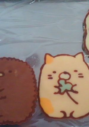 チョコプレート♪簡単♪ すみっこぐらし-レシピのメイン写真