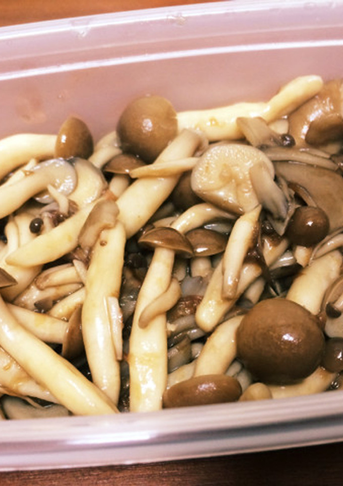 きのこの麺つゆ炒め-レシピのメイン写真