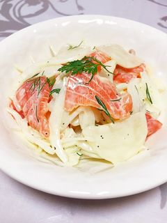 新玉ねぎとスモークサーモンのマリネ-レシピのメイン写真