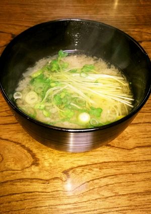 貝割れのお味噌汁-レシピのメイン写真