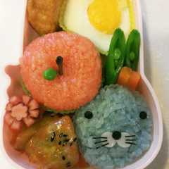 รูปของ 幼稚園お弁当*簡単*キャラ弁*ぼのぼの