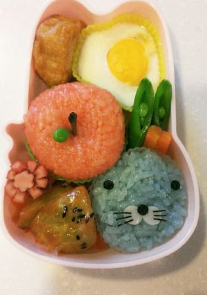 幼稚園お弁当*簡単*キャラ弁*ぼのぼの-レシピのメイン写真