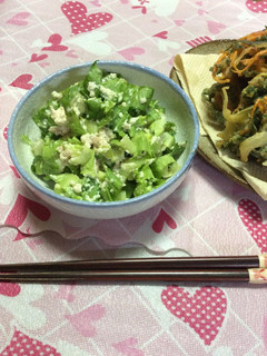 ♡レタス丸ごと豆腐あえ♡-レシピのメイン写真