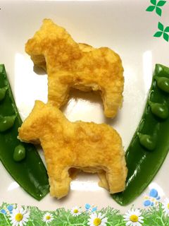 型抜き卵焼き☆お弁当にも-レシピのメイン写真