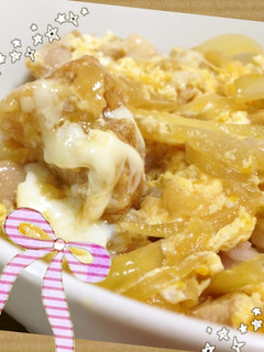 美味保証ヒガシマルうどんスープde親子丼-レシピのメイン写真