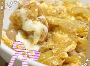美味保証ヒガシマルうどんスープde親子丼-レシピのメイン写真