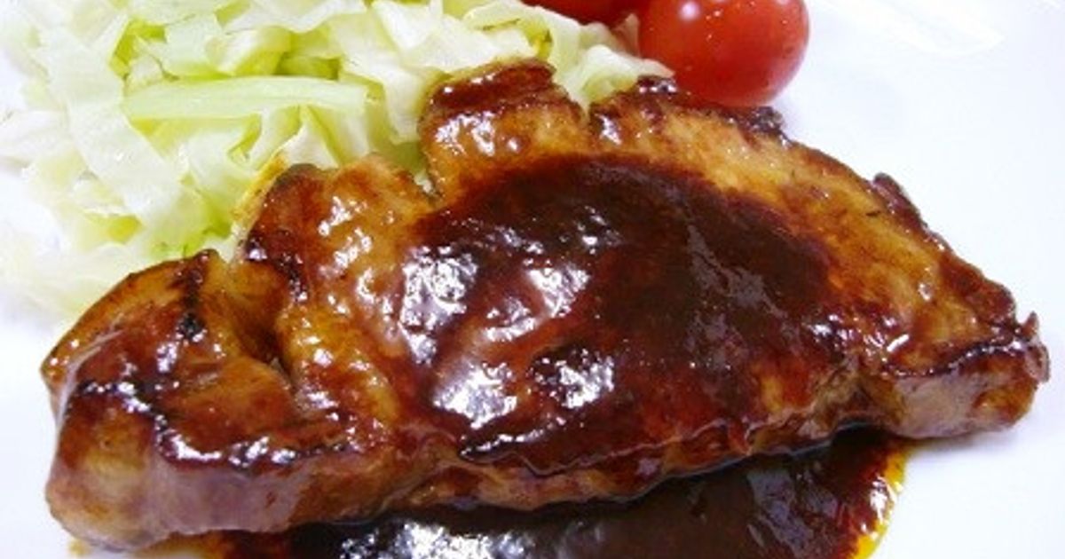 ☆簡単！美味しい豚のロース肉のステーキ♪ by たかしママ